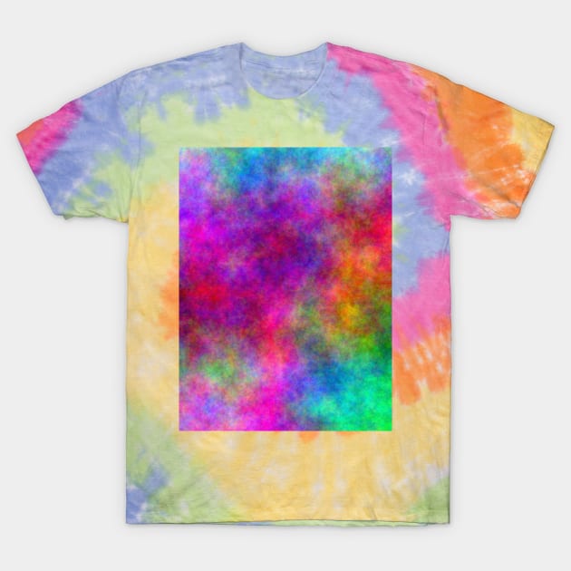 Abstract Fluorescent Neon Colorful Mist T-Shirt by Art by Deborah Camp